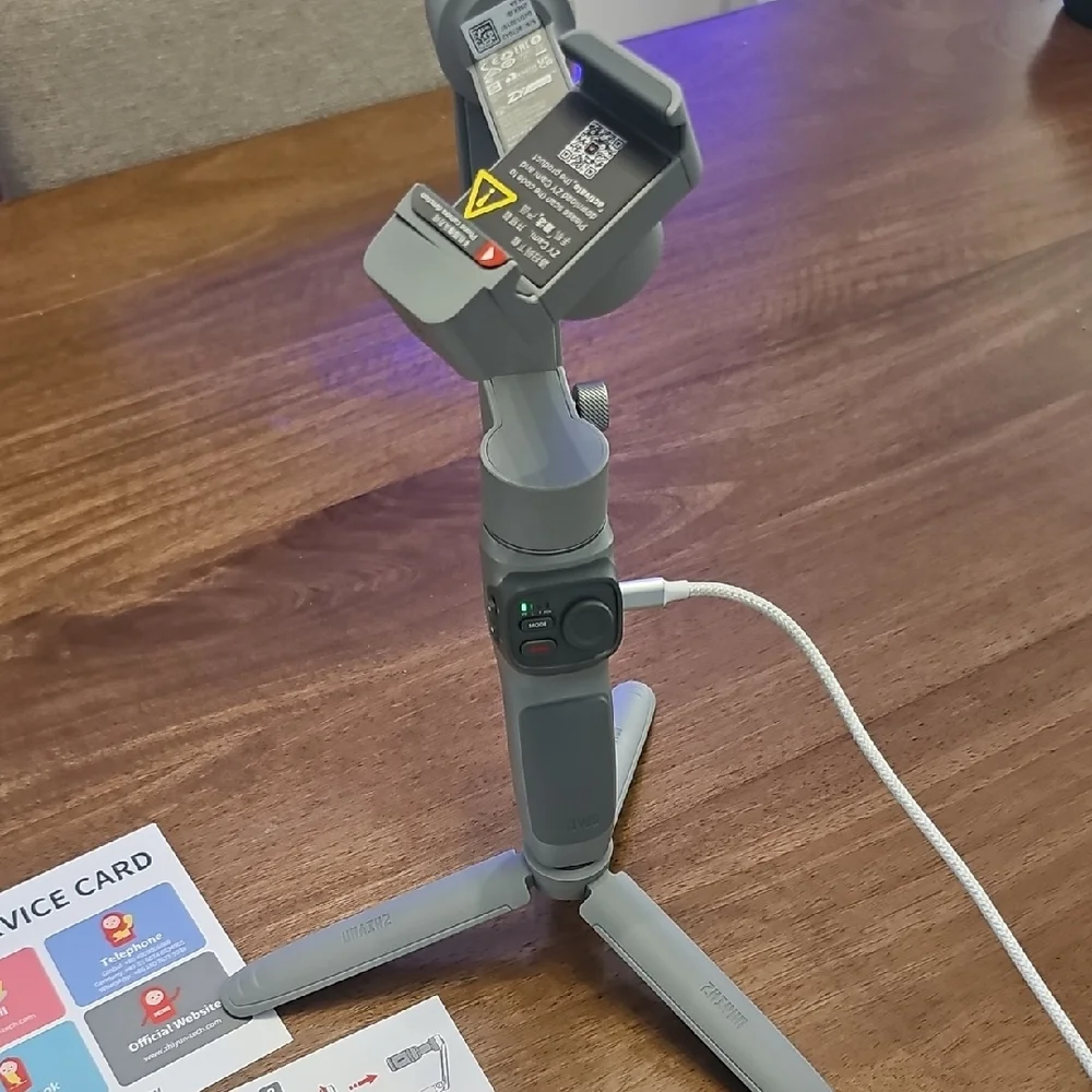Gray Smartphone Gimbal Stabilizer